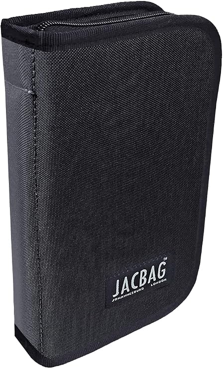 JACBAG COVER - RUBBER PENCIL CASE WITH HARD COVER (Black)