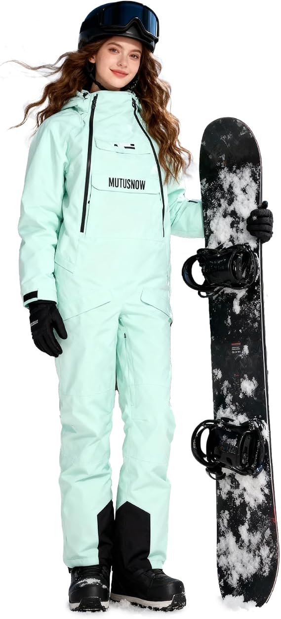 Womens Snow Suits One Piece Ski Outfits,Snowboard Ski Jumpsuits