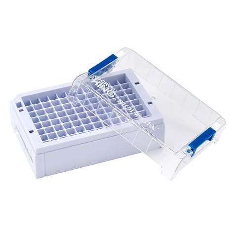 96-Well Rack for 750ul & 1000ul Screw Cap Minitubes, 20/Case