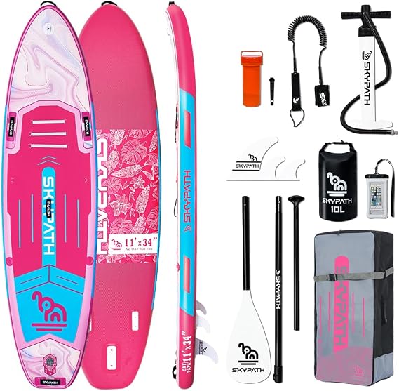 Inflatable Stand Up Paddle Board,11'*34''Extra Wide SUP Board with Premium SUP Accessories Kit