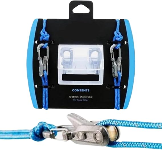 Cord And Rope Tightener 21x15x5cm Adjustable Anti-Slip Cord And Rope Tightening AndCinching Tool With Roller Cam Technology, Praisety Ropes Adjuster, Paracord Cinching Tool