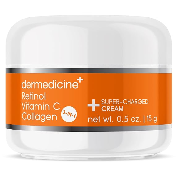 Vitamin C, Retinol and Collagen Anti-Aging Face Cream, 0.5 oz Trial