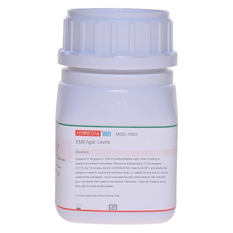 HiMedia M022-100G EMB Agar, Levine, 100 g