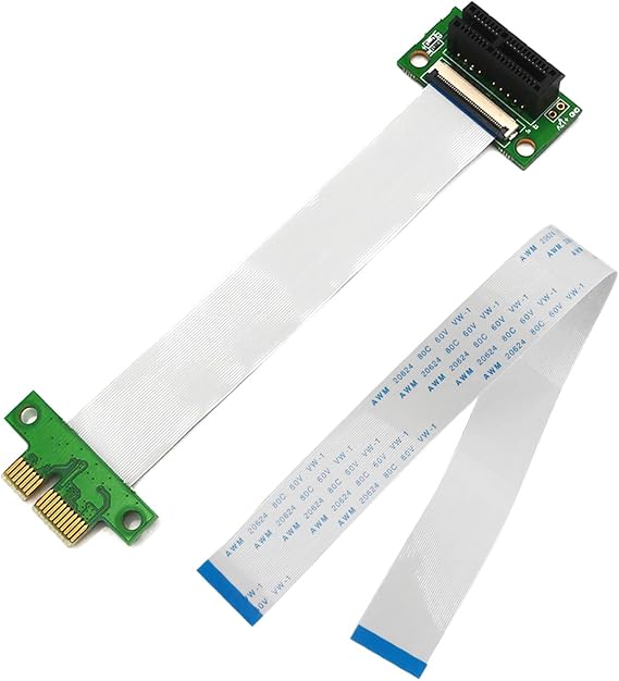 Pci-e Riser PCI-e PCI Express 36Pin 1X Extender Extension Cable with Gold-Plated connectors