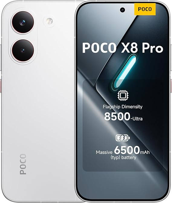 XIAOMI POCO X8 Pro Smartphone 12+512GB White Flagship Dimensity 8500-Ultra