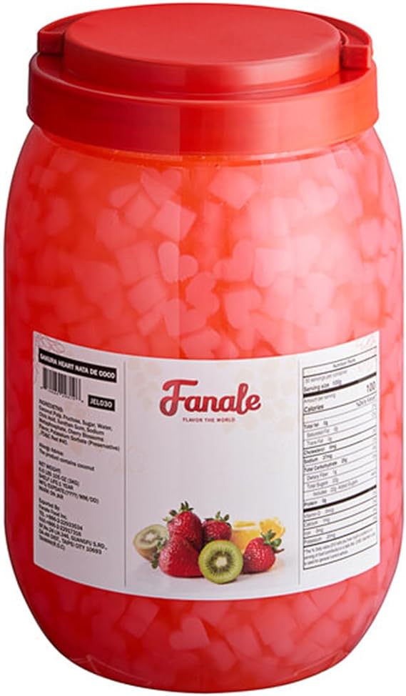 Sakura Cherry Blossom Heart-Shaped Jelly Topping 6.6 lb. WS-999FJLYHRSAK-NF
