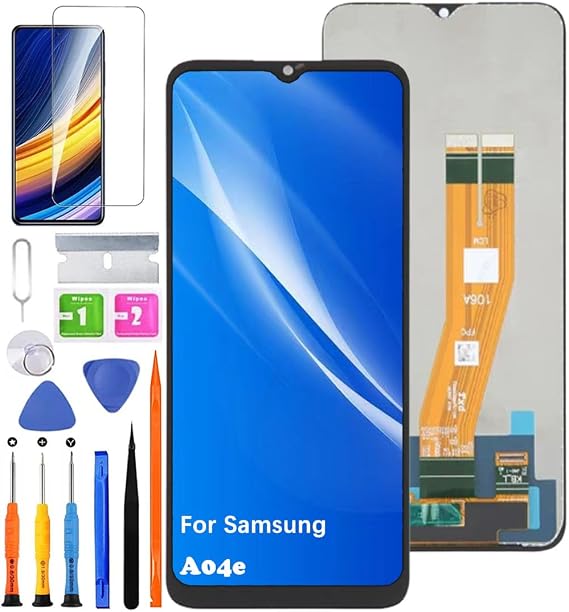 Screen for Samsung A04e A042F A042F/DS A042M With repair kit PLS LCD HD display screen replacement for model: A042M/DS