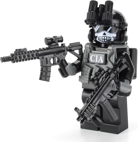 Battle Brick Custom CIA Ghost SAD/SOG Special Forces Minifigure SKU8