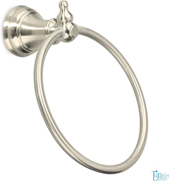 Satin Nickel Bathroom Hardware Accessory Set Towel Ring