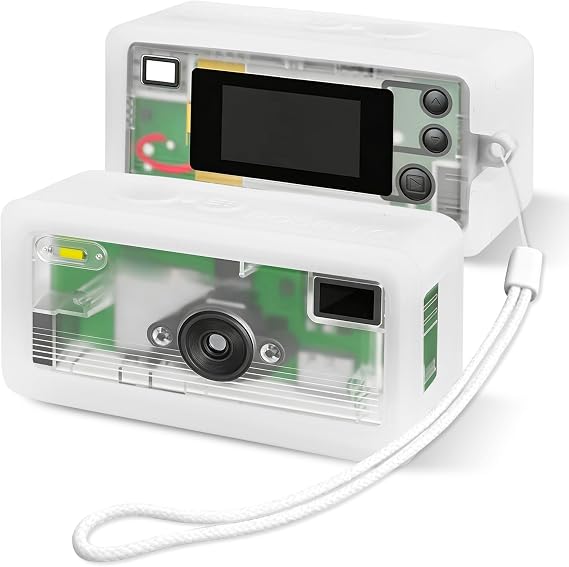 Silicone Case for Kodak Charmera Keychain Digital Camera, Transparent