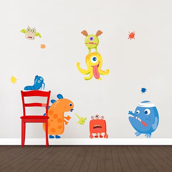 Wallums Monster Fun Printed Wall Decal