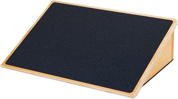 StrongTek Slant Board for Squats & Knee Training, Heavy-Duty Incline Board with Non-Slip Surface, Fixed 25 Wooden Stretch Board, 1000 Lbs Capacity