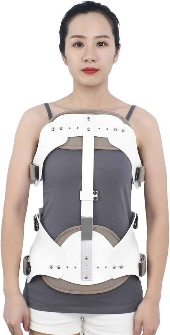 Adjustable Thoracolumbar Spine Support, Thoracic Spine Fracture Fixator, Post-Operative Rehabilitation Protective Gear for Lumbar Fractures