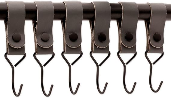 Brute Strength Multi-Function Hook with Leather Loop - Grey - Pack of 12