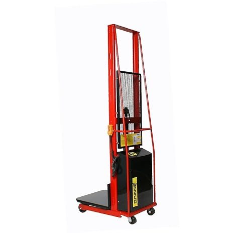 Power Lift Stackers With Optional Power Drive - 24X24" Platform - 5-3/4-80" Lift Height - Power Lift With Power Drive