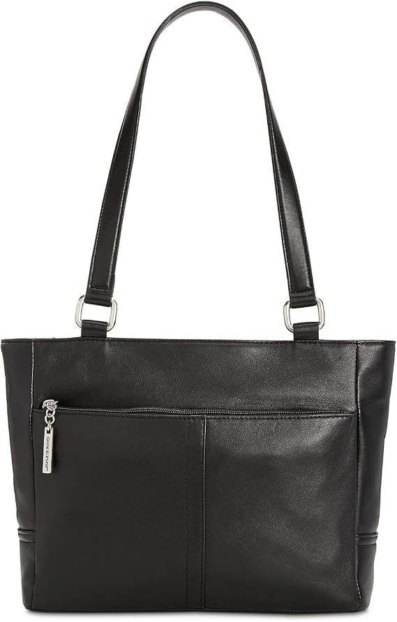 Giani Bernini Nappa Classic Leather Tote - Black