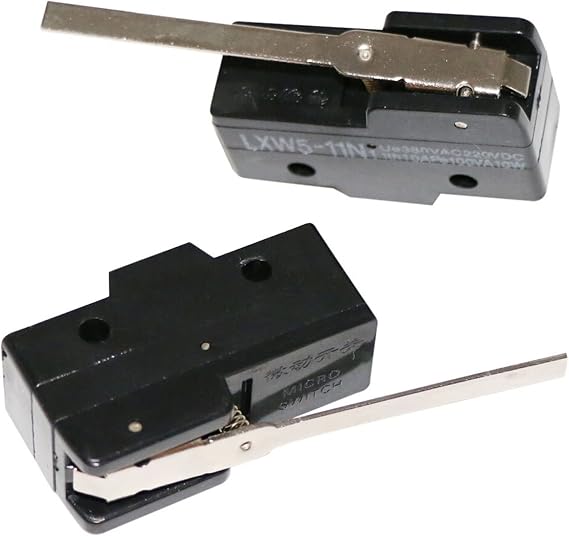 Limit Switch 2 Pcs LXW5-11N1 Automatic Incubator Limit Switch Micro Stroke Long Lever Arm Trip Switch Motors Control Electrical Accessories