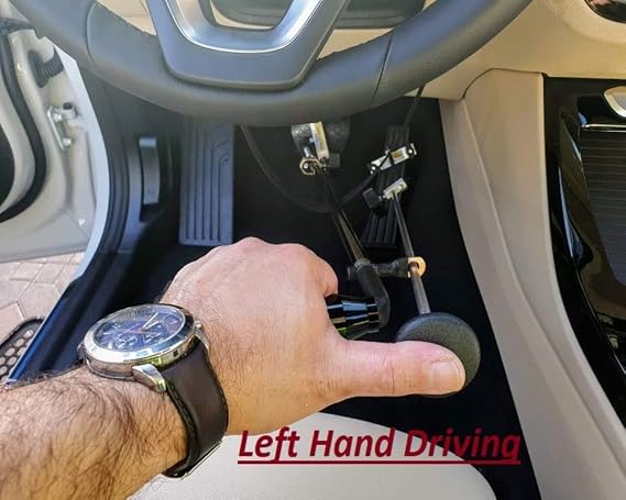 Sago Portable Handicap Driving Hand Controls-car Hand Controls -"BLACK" Handle