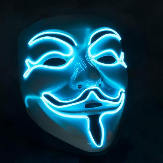 GOODS+GADGETS Anonymous Mask - V as for Vendetta Mask - Guy Fawkes Mask - Halloween Carnival