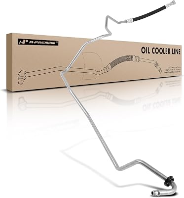 A-Premium Automatic Transmission Oil Cooler Line Hose Compatible with Dodge Ram 1500 2005-2008 & Ram 2500 3500 2005-2009