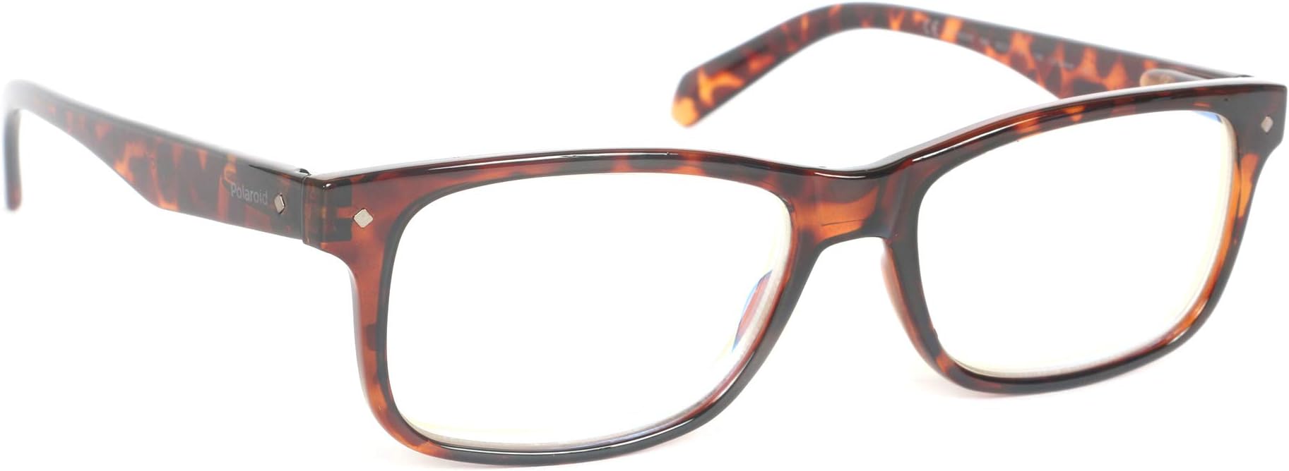 Polaroid Blue Light Blocking Reading Glasses Rectangular Frame Unisex Adult PLD 0023/R