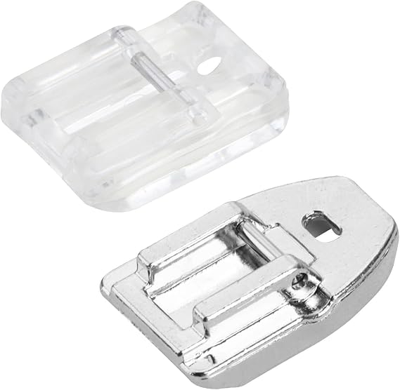 2 Pieces Machine Presser Feet Invisible Zipper Feet for Home Sewing Machines, Compatible with Universal Pressure Sewing Machines
