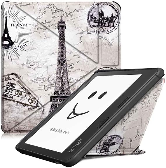 Case for 7" Kobo Libra Color (2024 Release) & Kobo Libra 2 (2021 Release) & Tolino Vision 6, Kobo Libra Colour e-Reader with Auto Wake/Sleep, Model: N428 and N418 (FGTT)