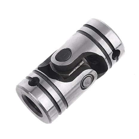 Universal Shaft Coupling Diameter 16mm 20mm Motor Connector DIY Steering Steel Universal Joint Shaft Adjustable(10x20x42mm)