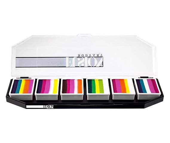 Fusion Body Art Professional Face Painting Palette - Leanne's Tropical Collection