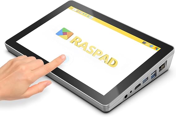SunFounder RasPad 3.0 - an All-in-One Tablet for Raspberry Pi 4B with 10.1" Touchscreen for IoT, Programming, Gaming, 3D Printing Projects
