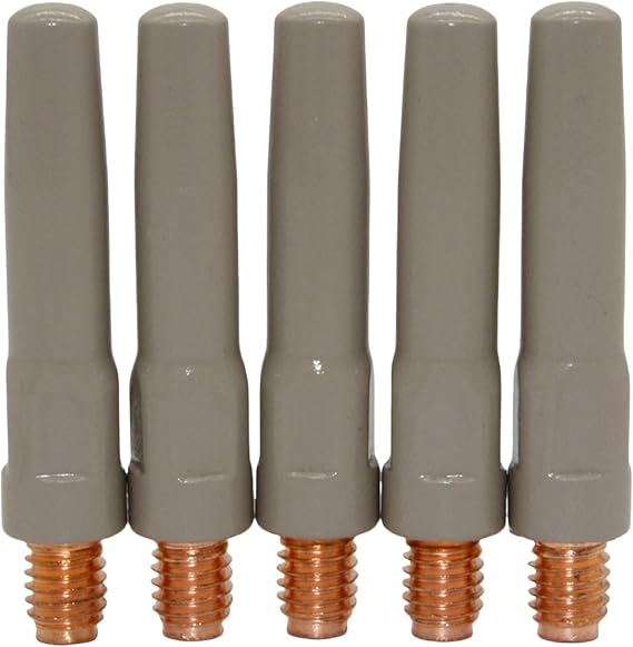 Set Of 5 40mm Conductives Nozzles Tip For Various Welding Applications And Longevitys Improved Control In Welding Tasks