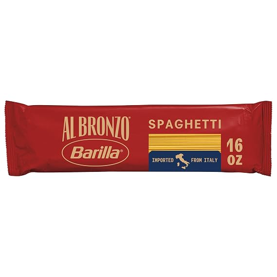 Al Bronzo Barilla Spaghetti Pasta, Imported from Italy, 16oz
