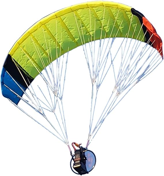 2.4G 1.5m Wingspan RC Electric Stunt Paraglider, High-Altitude Stunt Flight Paraglider with Foldable Wings, 30 Mins Flight Time, Ideal Gift for Outdoor Adventurer (RTF/Random Colors)