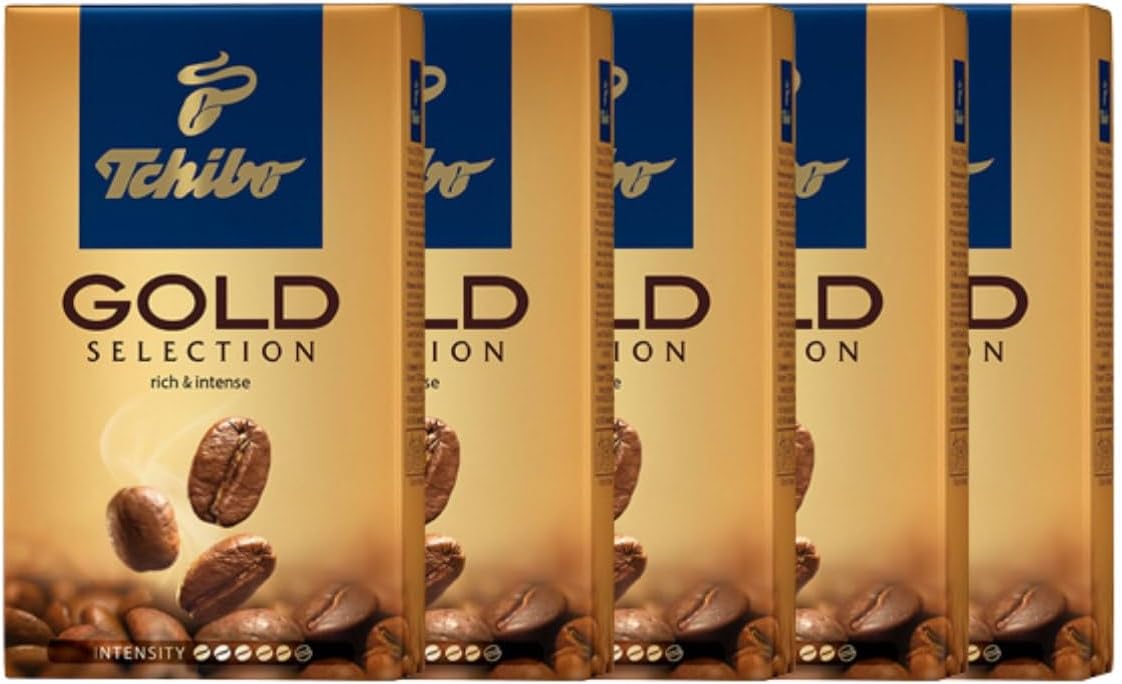 Tchibo Gold Selection Ground Filter Coffee 5x250 g