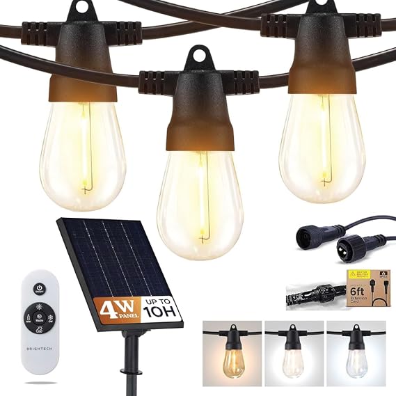 Brightech Bundle: 12 Waterproof LED Bulbs - 27Ft + Extension Cable