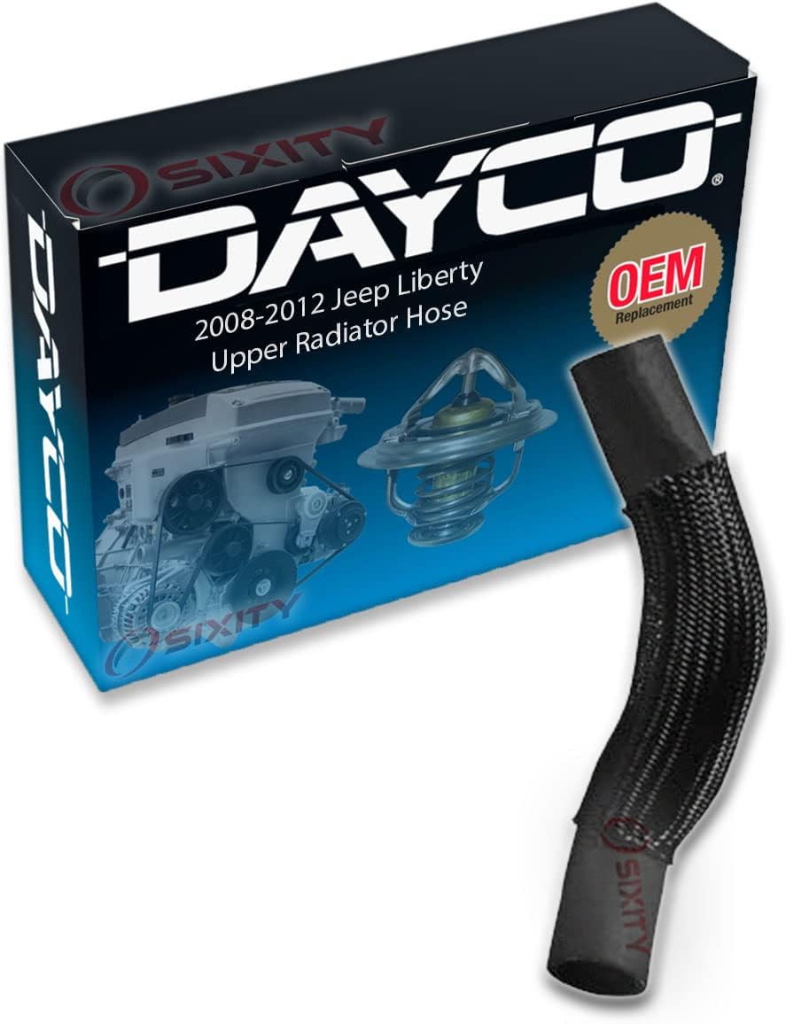 Dayco Upper Radiator Coolant Hose compatible with Jeep Liberty 3.7L V6 2008-2012