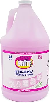 Quick 'n Brite Liquid Cleaner, True All Purpose Cleaner, 128 oz Cleaning Concentrate