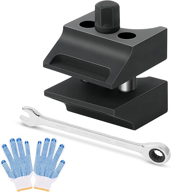 Car Suspension Expander Separator, Split Steering Knuckle Expander with Wrench and Gloves, Double-Ended Steering Suspension Strut Separator Expanders Tools for Car Repair and Maintenance