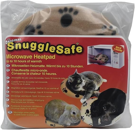 SnuggleSafe The 'Original Microwave Heating Pad Disc Microwavable Heated Pet Bed.