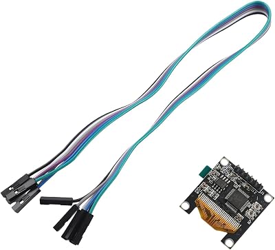 Stereo Music Spectrum Display Analyzer with 0.96 Inch Screen, Dual Channel Audio Level Indicator VU Meter, 8 Display Modes, DC 3-5V PCB Circuit BoardWithout Box