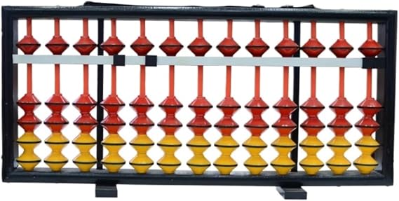 Abacus 13 Column Math Abacus Learning Tool Educational Counting for Classroom Large Size Can Stand Or Hang Office Supplies