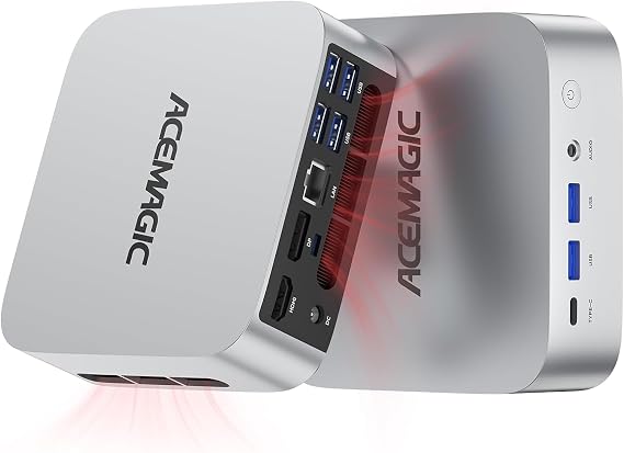 ACEMAGICIAN M1 Mini PC, AMD Ryzen 7 6800H(8C/16T, up to 4.75Ghz), 16GB DDR5 512GB PCIe SSD SSD Windows 11 Pro Mini PC with AMD Radeon 680M | 4K Triple Display | Type-C | WiFi6 | BT5.2