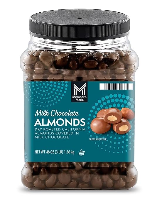 Milk Chocolate Almonds, 48 oz. (Include Bonus Pocket tissue)