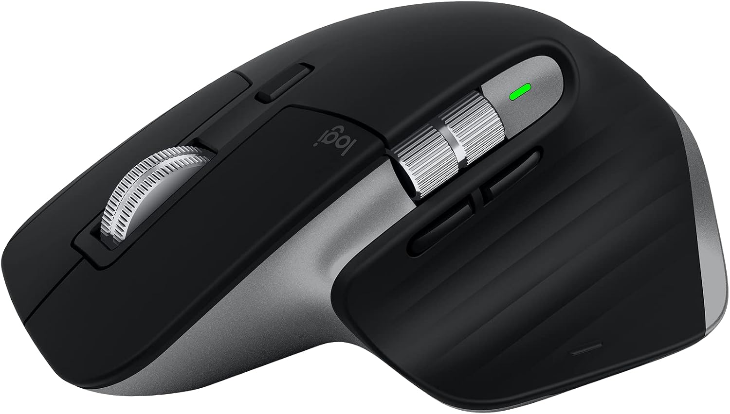 Logitech MX Master 3S for Mac - Wireless Bluetooth Mouse with Ultra Scrolling, Ergo, 8K DPI, Quiet Clicks, Track on Glass, Customisation, USB-C, Apple, iPad - Space Grey