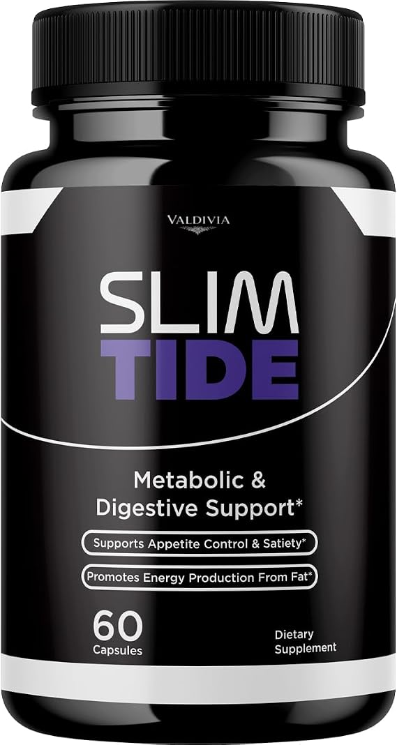 Valdivia Slim Tide Capsules - Official SlimTide Supplement, Premium Formula, Natural Vitamins for Health & Wellness - 60 Capsules for 1 Month