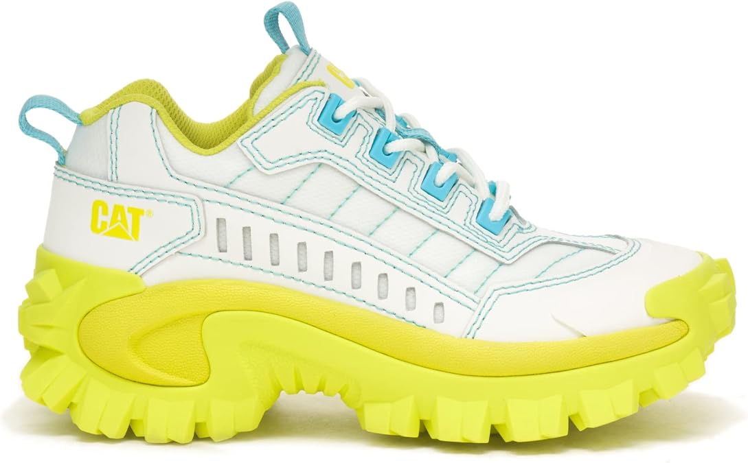 Caterpillar Intruder Supercharged Shoe Unisex Bright White/Pale Lime Yellow