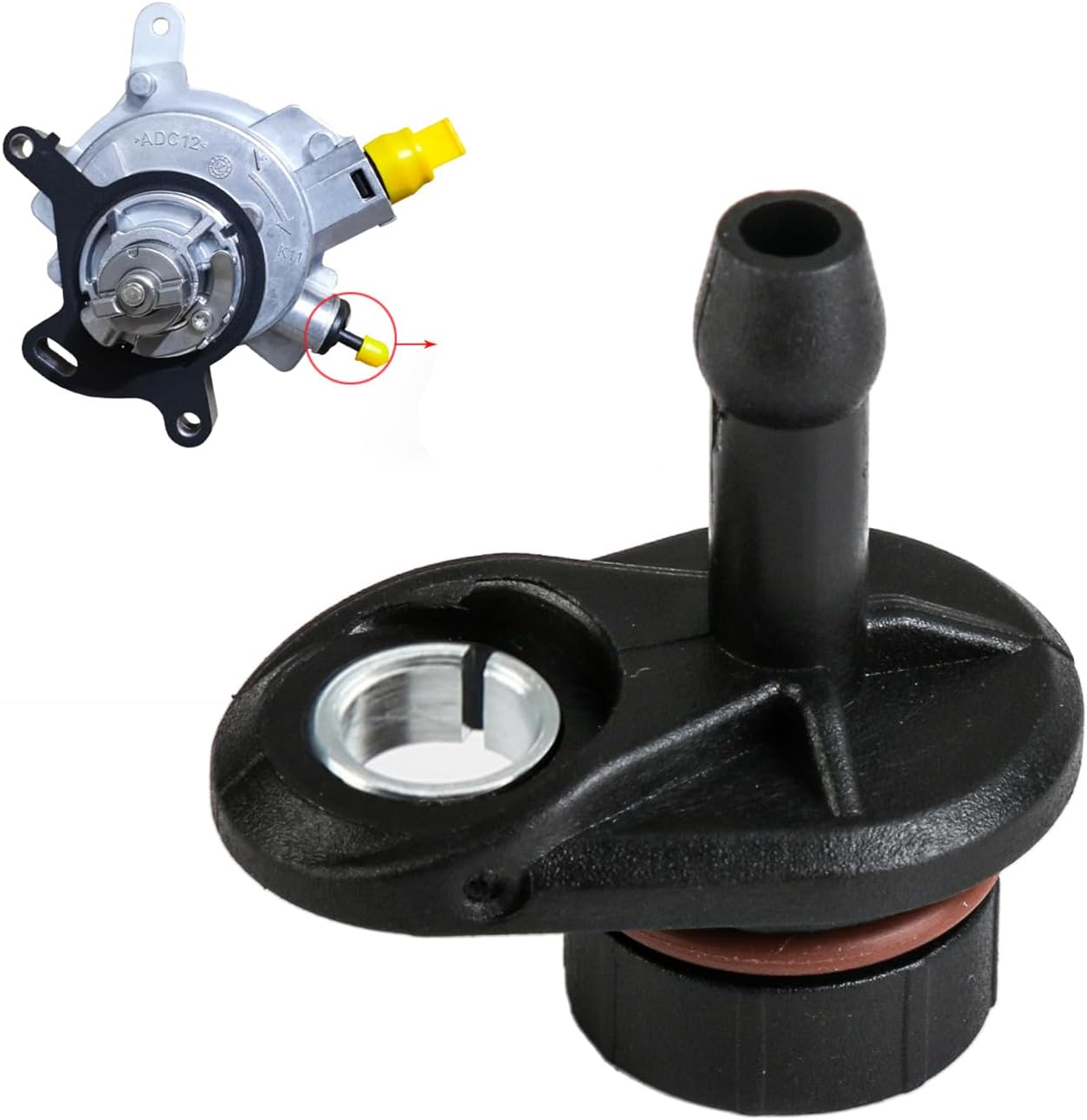 Vacuum Pump Valve Replacement Brake DS7G2A451A CM5G2A451GA 1867424 Compatible with Ford Transit Courier B-Max CB2 Focus MK2 MK3 MK6 CB8 Fiesta CCN Automotive Vacuum Pump Check Valve Repair Kit
