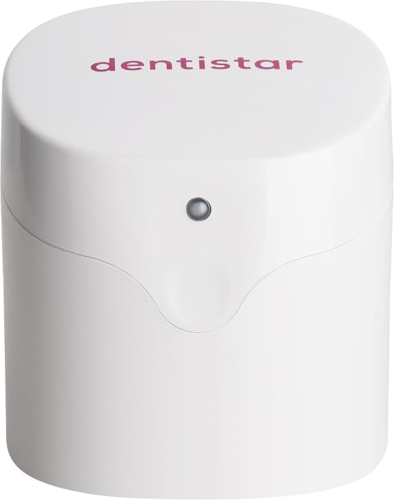 Dentistar Mini UV Steriliser - Portable Dummy Steriliser for Soothers and Bottle Teats - UV-C Technology eliminates 99.99% of Germs in Under 60 Seconds - for Home & Travel