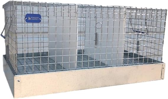 Rabbit Carrier/Transport Cage - 3 Hole (14x24x12)