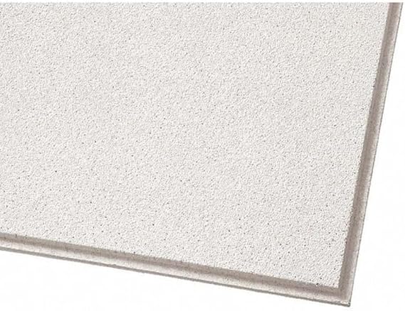 Armstrong 2x2 White Ceiling Tiles; 16 pcs; Acoustic; Suspended Ceiling Grid; Dune 1774